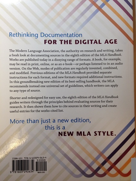 Mla英語論文の手引きが大変貌 Alii Alia Amant Mla英語論文の手引きが大変貌 Alii Alia Amant