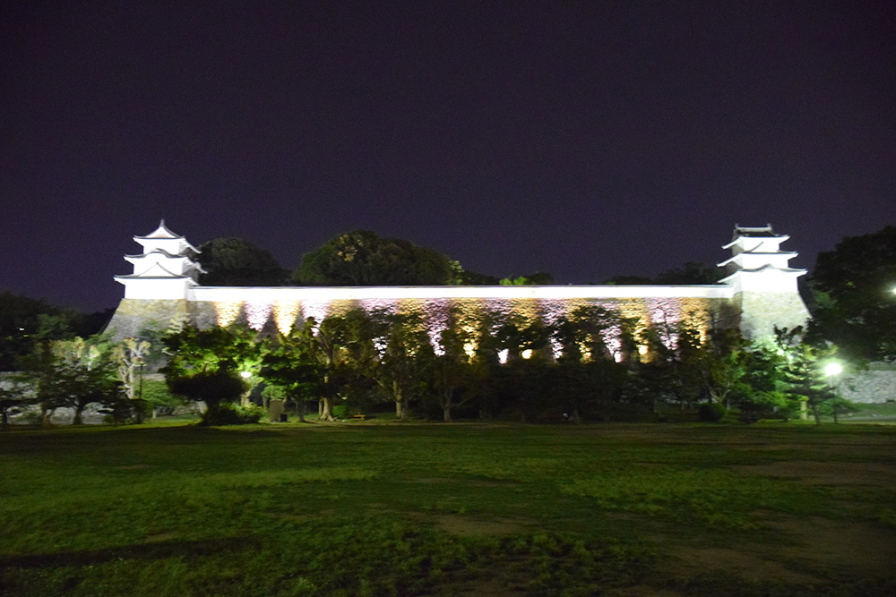 築城400周年の明石城を歩く。 その10 <ライトアップ>_e0158128_14403599.jpg