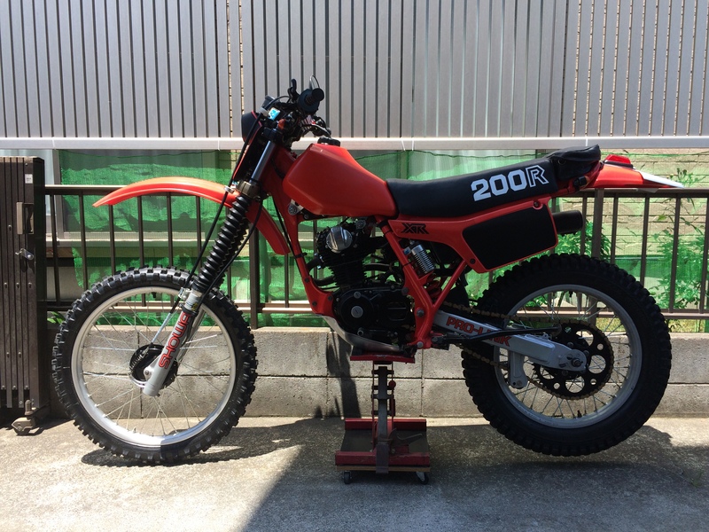 ホンダxr200r me04 ビンテージvmx ハーレーモトクロス xr