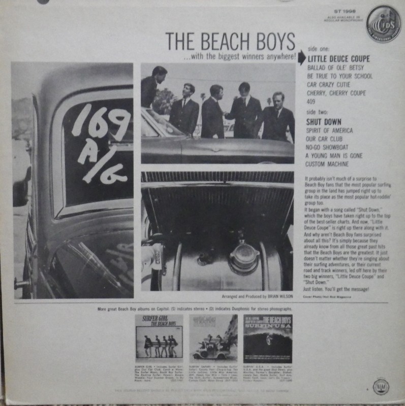The Beach Boys その3 Little Deuce Coupe/Shut Down Vo2