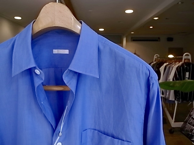 COMOLI Comoli Shirt / SAX BLUE : TRUNK COMOLI Comoli Shirt / SAX BLUE : TRUNK