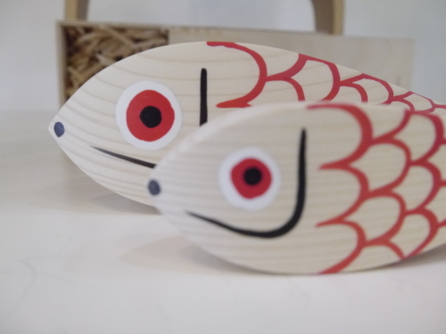 Wooden Dolls Mother Fish & Child Alexander Girard, 1952_b0125570_10235895.jpg