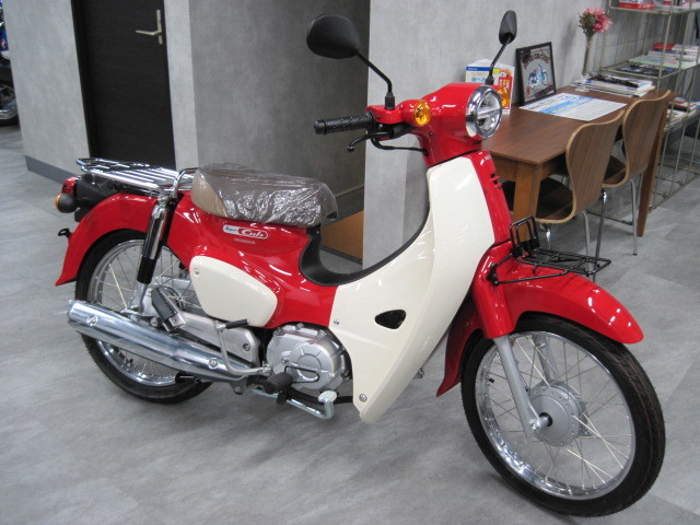 SUPER CUB typeXにリアーキャリアー_d0368592_19555523.jpg