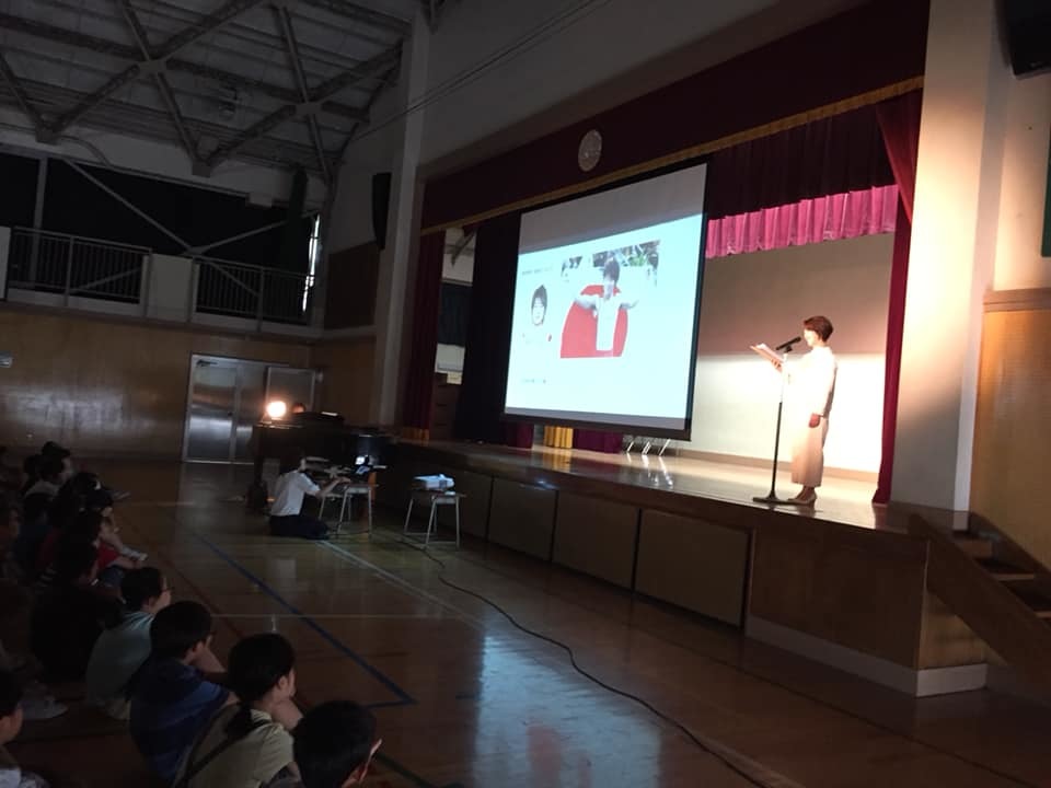 杉並区立久我山小学校 オリンピック・パラリンピック教育_e0088256_14030623.jpg