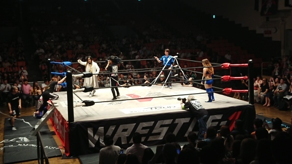 「WRESTLE-1 TOUR 2019 FLASHING SUMMER」8.1東京・後楽園ホール大会 第5 ~ セミ、メイン_b0042308_05335780.jpg