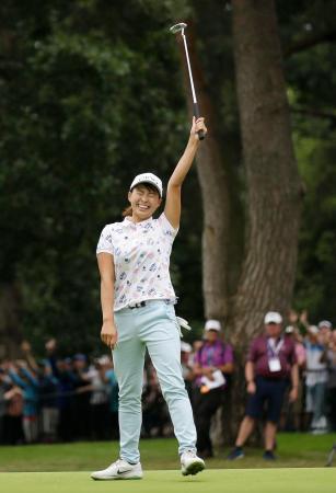 渋野日向子が全英女子ゴルフ制覇　メジャーで日本勢４２年ぶり快挙_c0013092_11364494.jpg