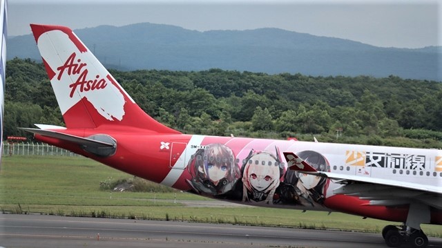 藤田八束の鉄道写真@札幌空港で離発着する飛行機、札幌空港からの貨物列車の写真、楽しい飛行機たちが勢ぞろいした札幌空港_d0181492_22454875.jpg