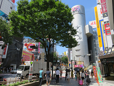8月7日㈬の109前交差点_b0056983_14072665.jpg