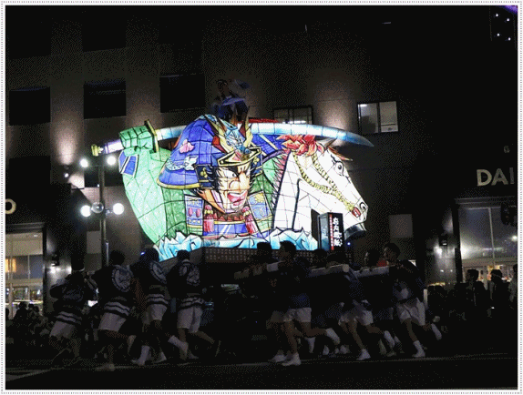 大分の夏祭り その2 府内ぱっちん 2019いよいよ本番です、メインです_b0175688_21551699.gif
