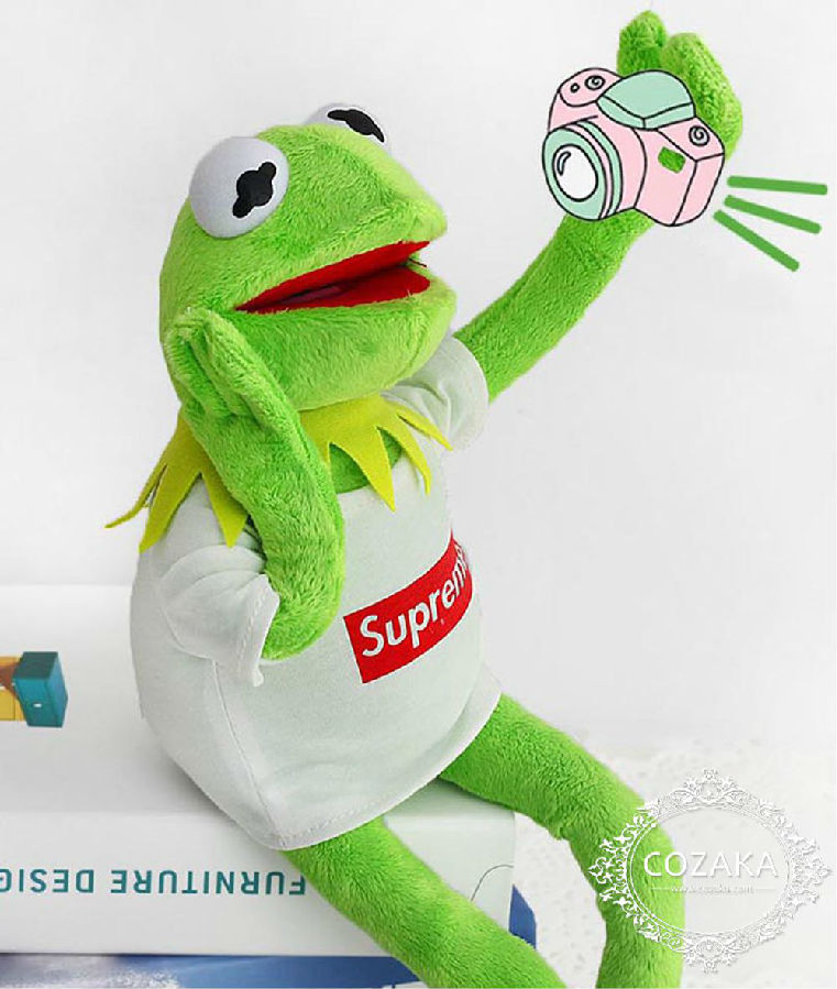 シュプリームsupremeカーミットカエルぬいぐるみ通販スタート 海外輸入ファッション小物 Cozaka