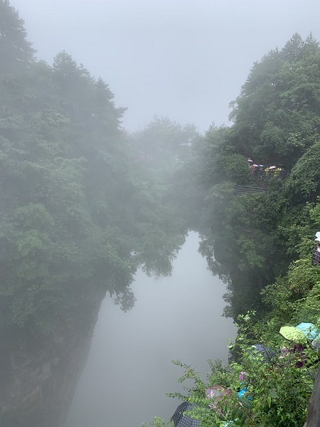 中国　武陵源と鳳凰古城6日間　2日目②（天下第一橋・百龍エレベーター）_f0080102_15184138.jpeg