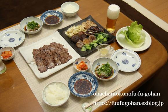 おじさんのお誕生日のおうち焼き肉屋さん(o^^o)_c0326245_11424336.jpg