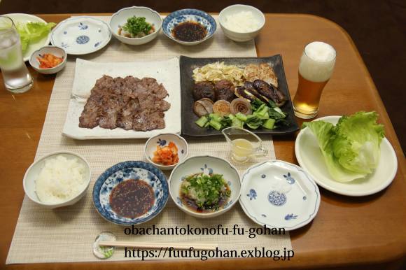おじさんのお誕生日のおうち焼き肉屋さん(o^^o)_c0326245_11425421.jpg