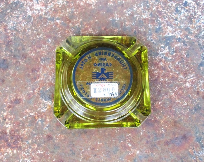 Vintage Advertising Ash Tray THUNDERBIRD_e0187362_11544885.jpg