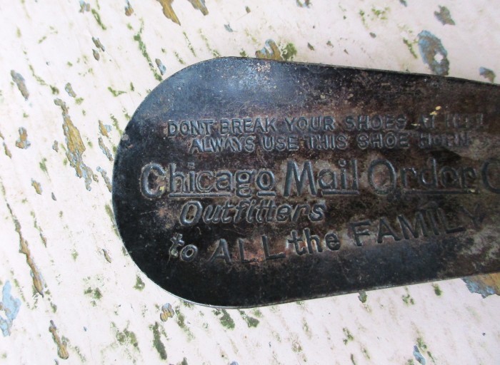 Vintage Advertising Shoe Horn 30s 40s + お盆の営業について_e0187362_18431105.jpg