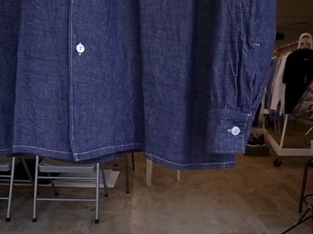 COMOLI Purple Dungaree Shirt : TRUNK COMOLI Purple Dungaree Shirt : TRUNK