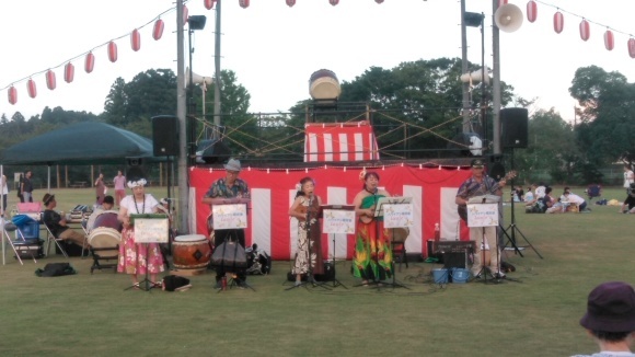 本日長生盆踊り大会があまが台公園で行われています_a0177819_18151194.jpg