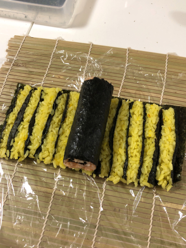 夏のお弁当対策 酢飯で飾りずし_b0048834_09400601.jpg