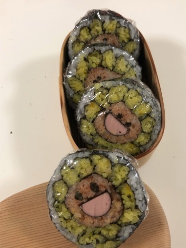 夏のお弁当対策 酢飯で飾りずし_b0048834_09433866.jpeg