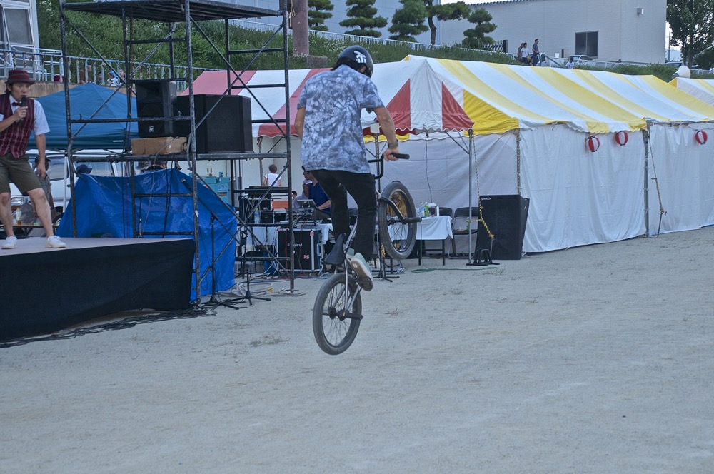 2019年8月11日北杜市大泉ふるさと夏祭りBMXパフォーマンスショー_b0065730_8193495.jpg