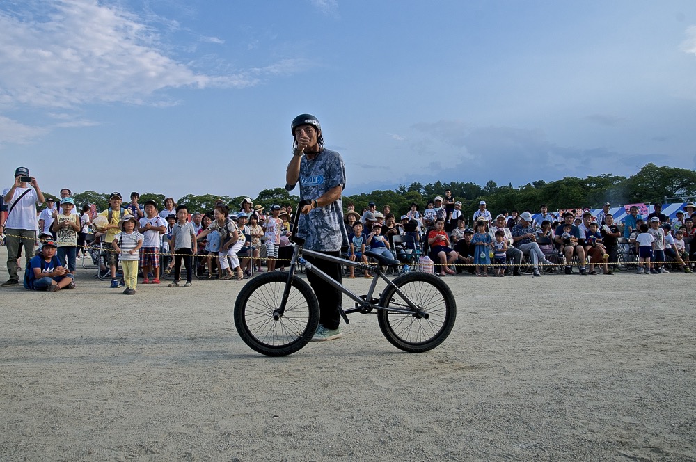 2019年8月11日北杜市大泉ふるさと夏祭りBMXパフォーマンスショー_b0065730_8351756.jpg