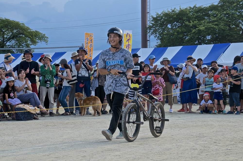 2019年8月11日北杜市大泉ふるさと夏祭りBMXパフォーマンスショー_b0065730_8453247.jpg