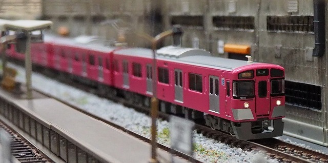 グリーンマックス 西武9000系 9101編成・ピンク・基本＋増結・10両 西武9000系(9101編成・ピンク)基本＆増結セット | グリーン