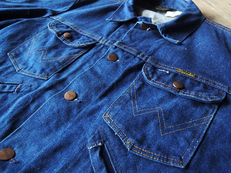 ジャケット・アウター 80s Wrangler 74126NV Denim JKT 80's Wrangler 74126NV 4ポケット デニムジャケット 良雰囲気