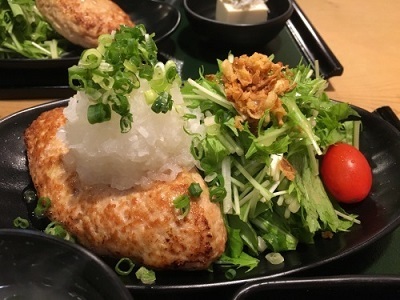 枝豆とゴーダチーズのバトンリベンジ!!六弥太で豆腐ハンバーグを♪_f0231189_17170433.jpg