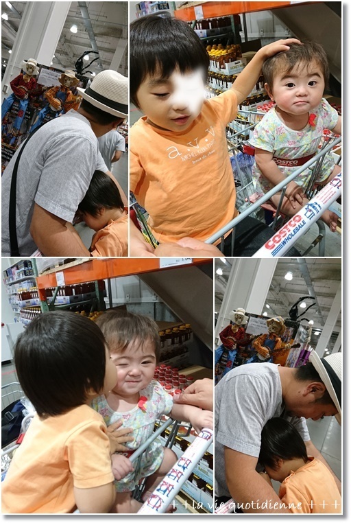 【コストコ】マスカルポーネロールと骸骨コワイ!2人をカートに乗せて♪_a0348473_01270253.jpg