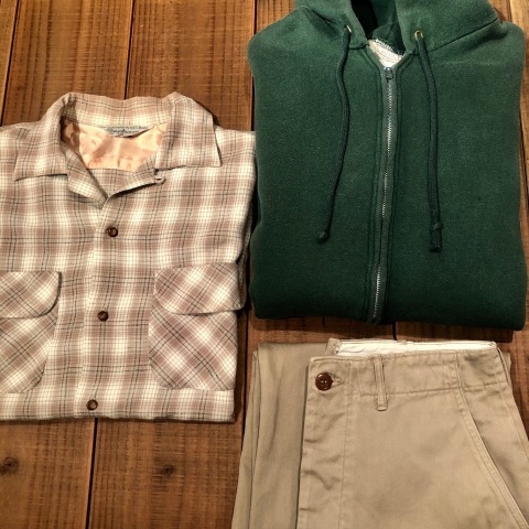 1970s \" MAVERICK \" 82% COTTON 18% POLY VINTAGE ZIP UP - SWEAT PARKA - サーマルライニング付き._d0172088_16083731.jpg