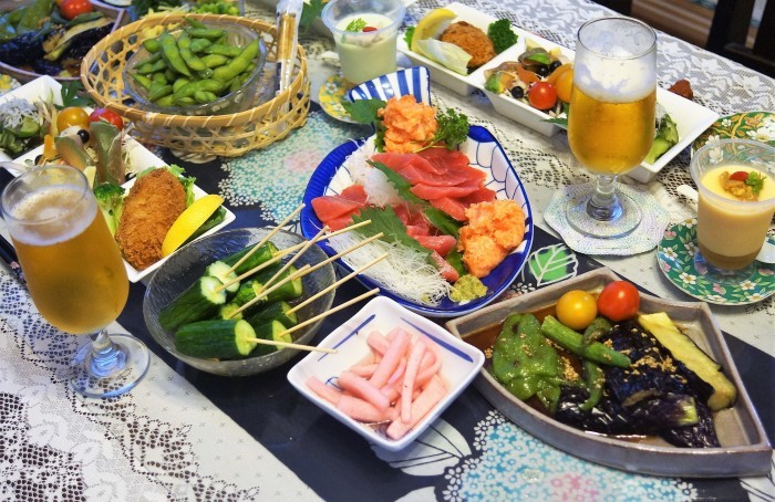 ■お盆のおもてなし料理【娘夫婦に出しました簡単な晩酌メニューです♪】_b0033423_18463195.jpg