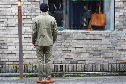 「WORKERS」今期の限定カラー【Olive】の\"Lounge Jacket\" ご紹介_f0191324_08225059.jpg