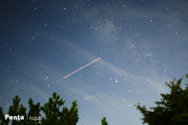 （天体）夜空・ＩＳＳ・飛行機ライト_c0227134_01380591.jpg