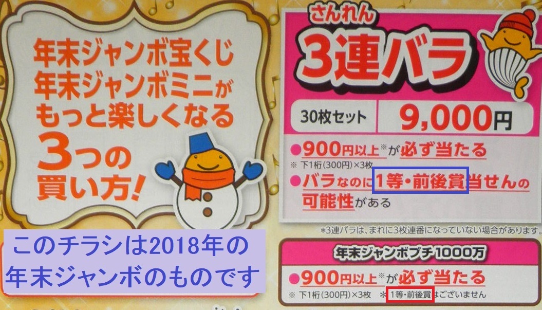 令和元年の年末ジャンボは11月20日(水)発売です_f0070359_19215754.jpg