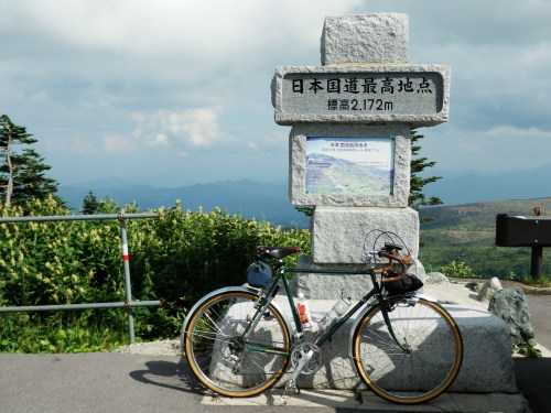 毛無峠 万座峠 渋峠 28t 26t 自転車ツーリング日記