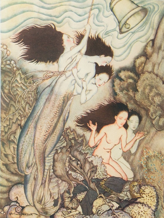 テンペスト:エアリエルの歌から挿絵いろいろ_c0084183_12571993.jpg