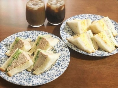 ハーゲンダッツ リッチパンプキンと紫イモのタルトレット 今朝のツナサンド_f0231189_20552546.jpg