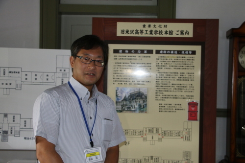 学務課 副課長 斎藤 靖様が来館_c0075701_12354023.jpg