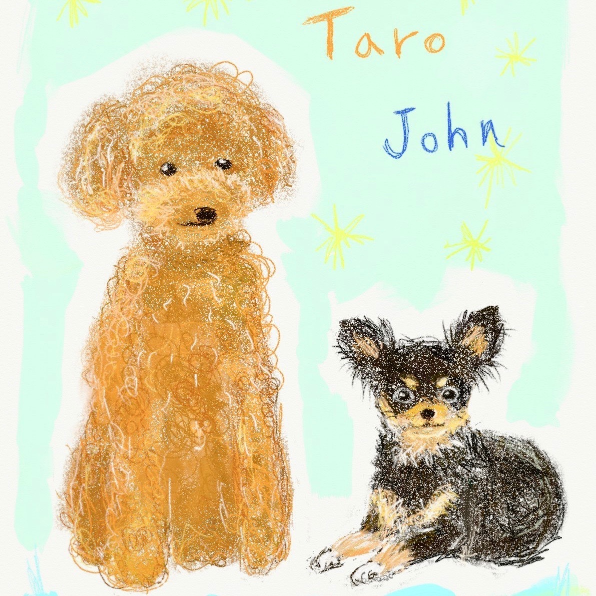 タロウとジョン_f0197215_16124034.jpeg
