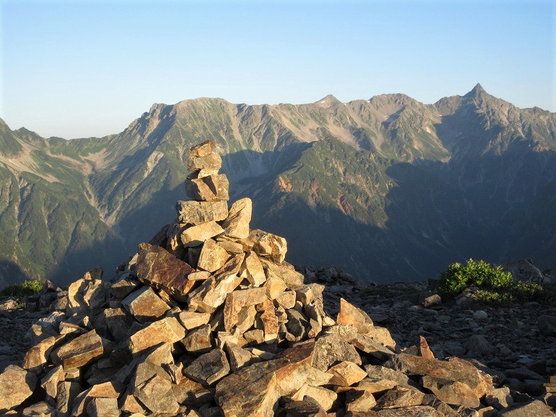 中部山岳　三股から登る蝶ヶ岳と常念岳（後編）　　　　　Mount Jōnen in Chūbu-Sangaku National Park_f0308721_16324848.jpg