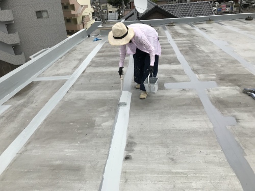 防水塗装工事4.5日目_f0031037_18343511.jpeg