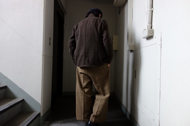 10月の製作 / classic shetlandwooltweed trousers_e0130546_13253035.jpg