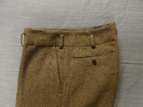 10月の製作 / classic shetlandwooltweed trousers_e0130546_13374804.jpg