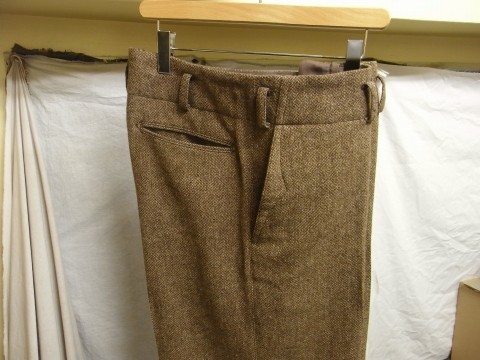 10月の製作 / classic shetlandwooltweed trousers_e0130546_13393664.jpg