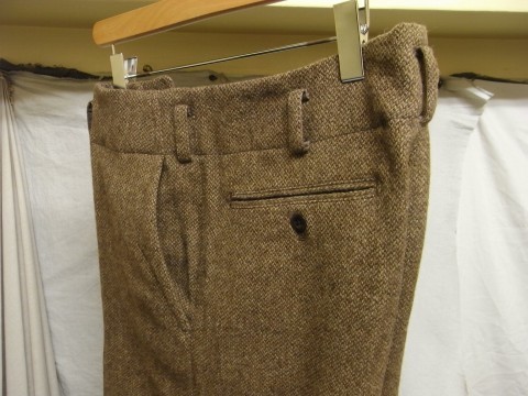 10月の製作 / classic shetlandwooltweed trousers_e0130546_13400691.jpg