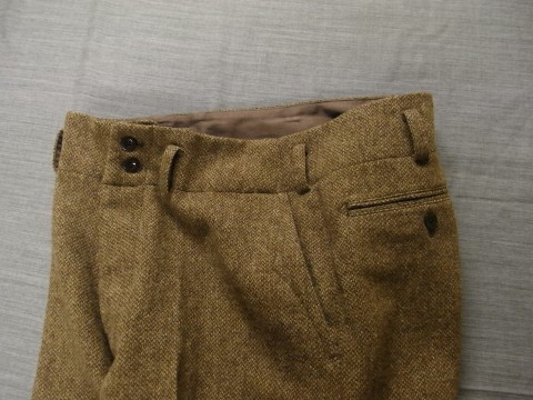 10月の製作 / classic shetlandwooltweed trousers_e0130546_13420843.jpg