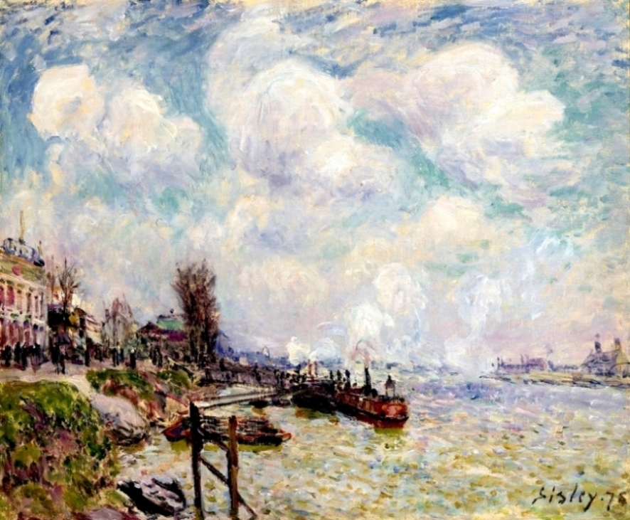 私の好きな絵画（その641）：シスレー : 私のゆるゆる生活