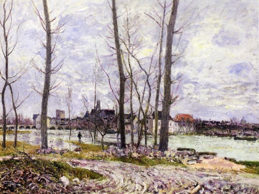 Le Loing à Moret アルフレッド・シスレー | 油絵複製画 | KOSH