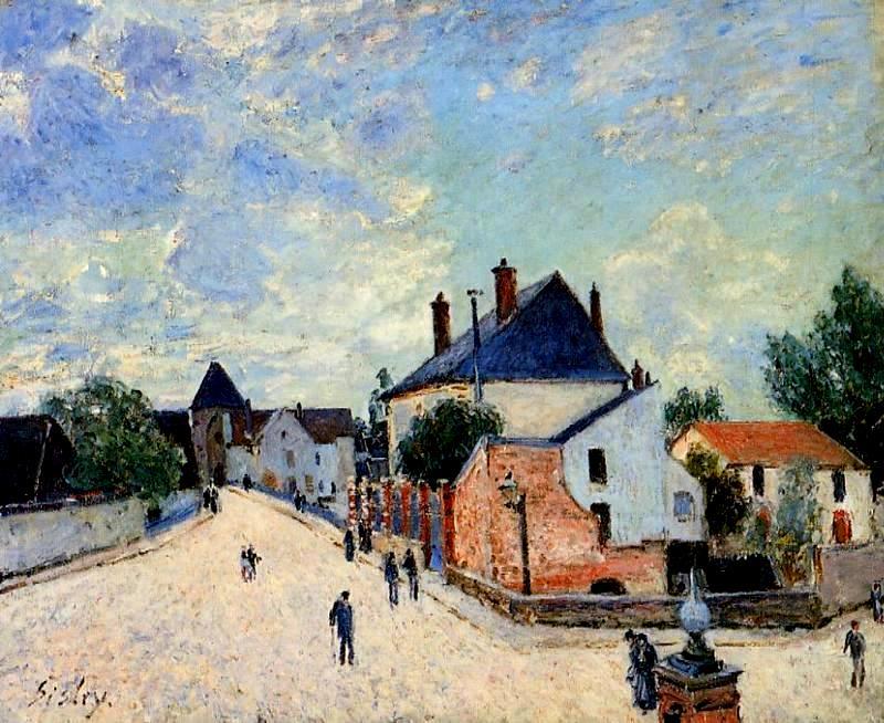 アルフレッド・シスレー、「MORET-SUR-LOING」、海外版超希少レゾネ